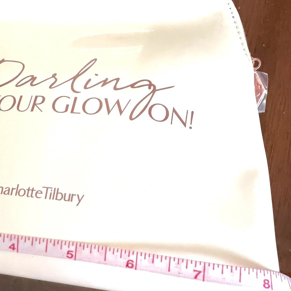 NEW Charlotte Tilbury “Darling, Get Your Glow On!” Cosmetic Bag